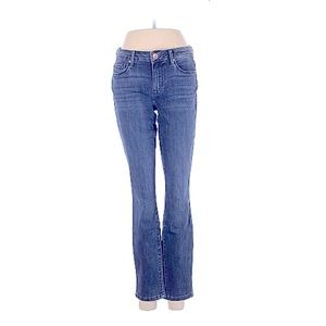 Rachel Rachel Roy Womens High Waisted Flared Jeans Size 12 / 31 Medium  Wash